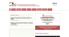 Desktop Screenshot of abrapcorp.org.br